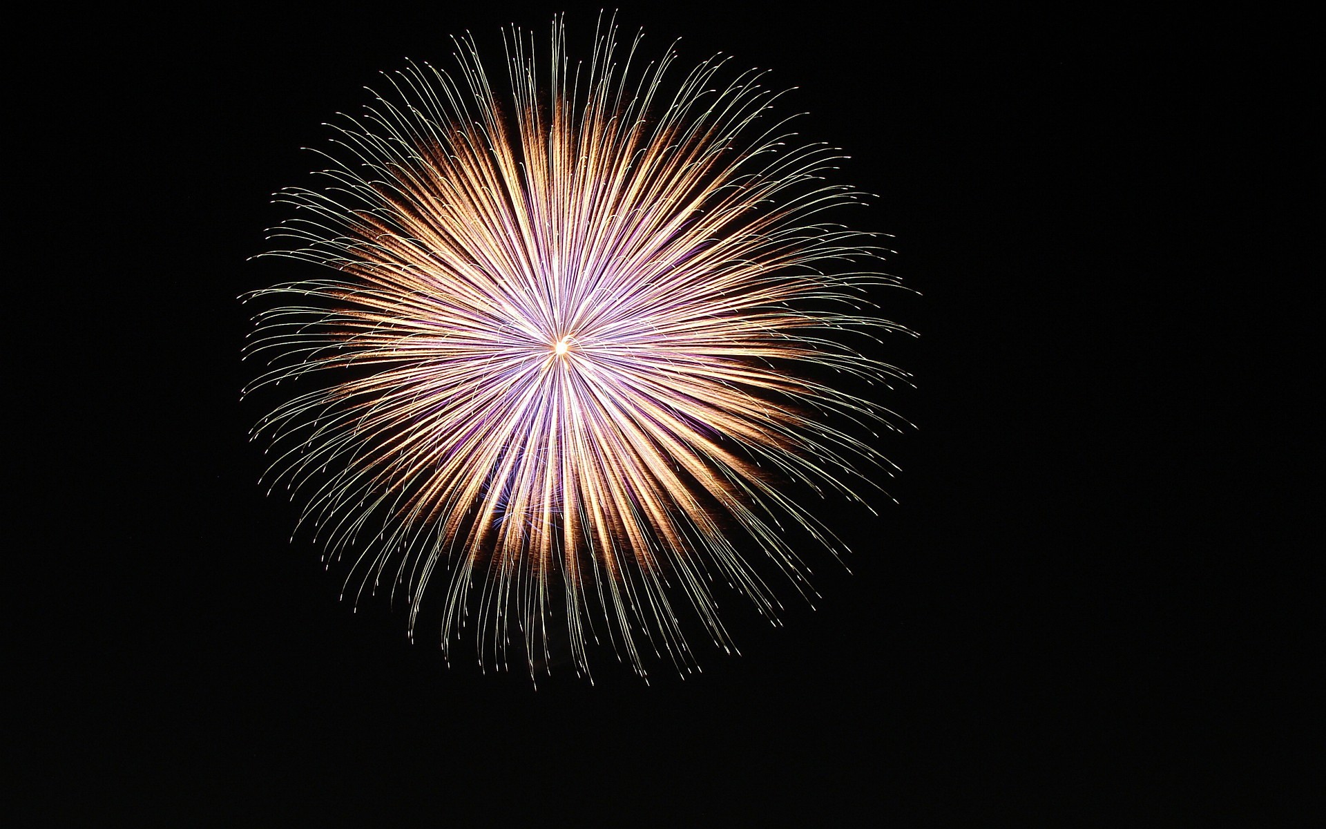 Night Black Fireworks Slide