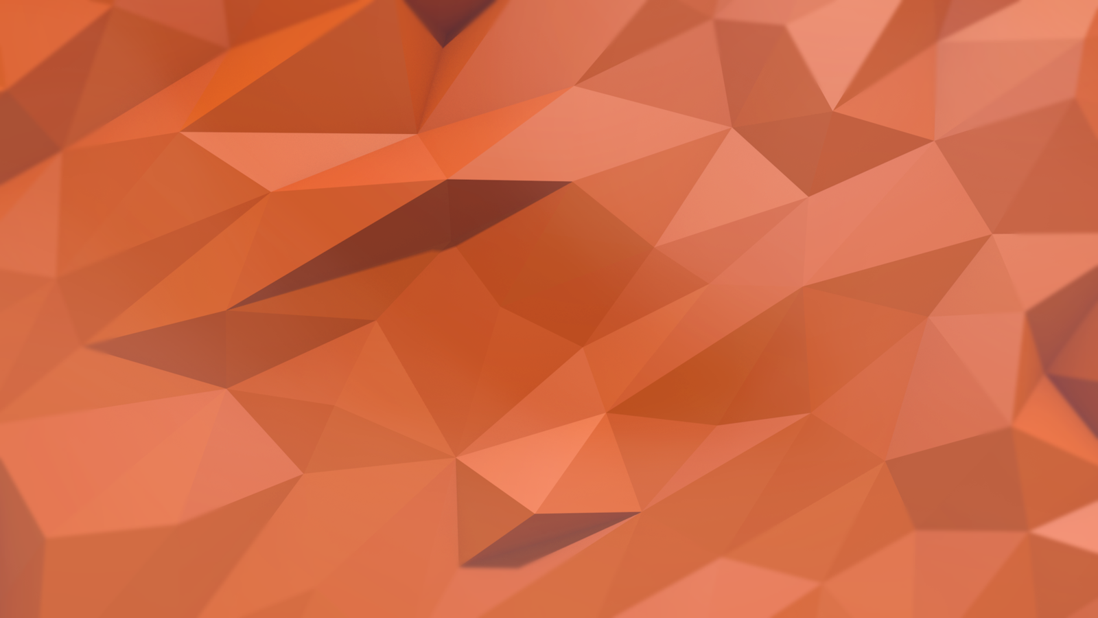 Orange Low Poly Presentation