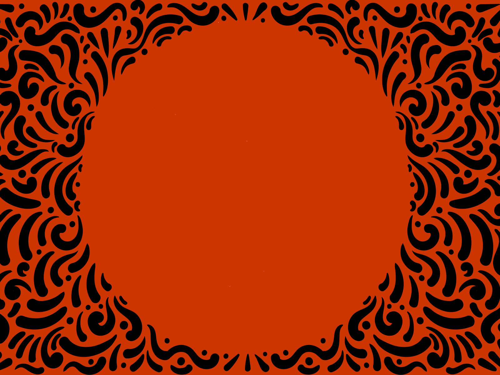 Orange Spiral Frame