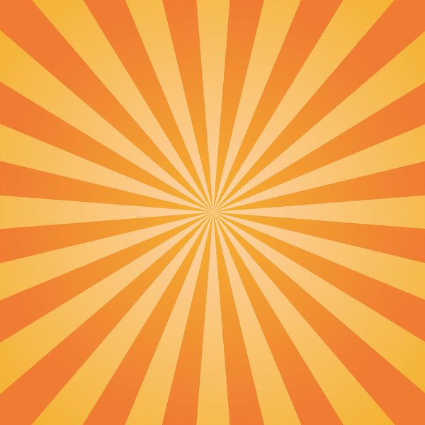 Orange Sunburst Texture