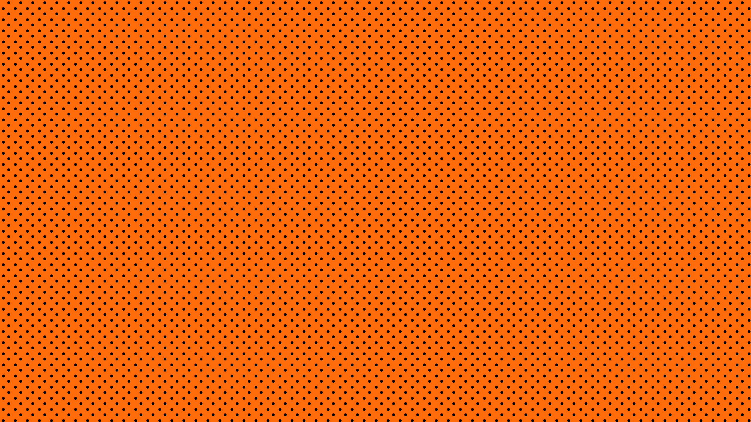 Oranges Black Dotted