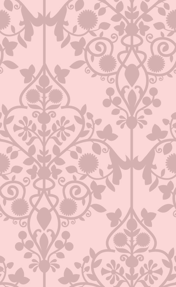 Pink Damask Black and Pink Damask Design Pink Damask Black and Pink Damask Design PPT Backgrounds