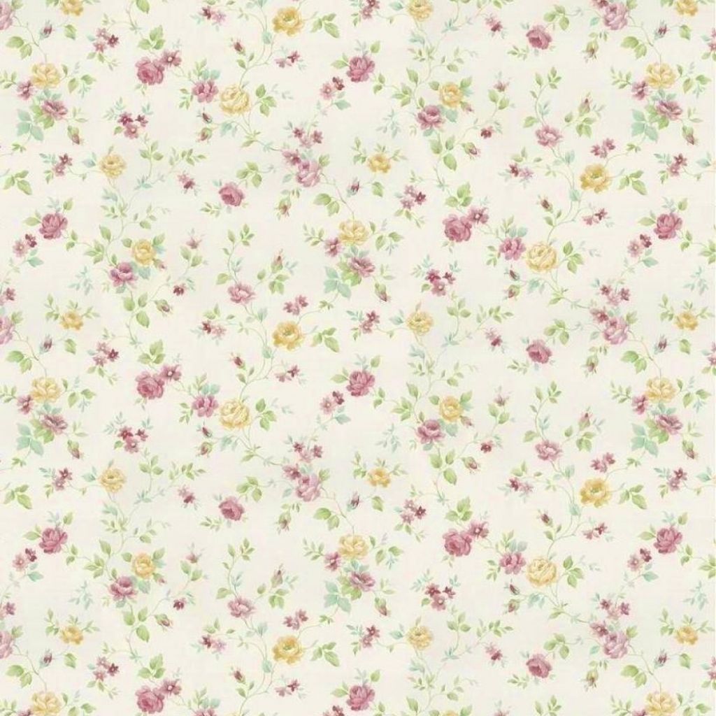 Pink Floral Vintage Picture Picture