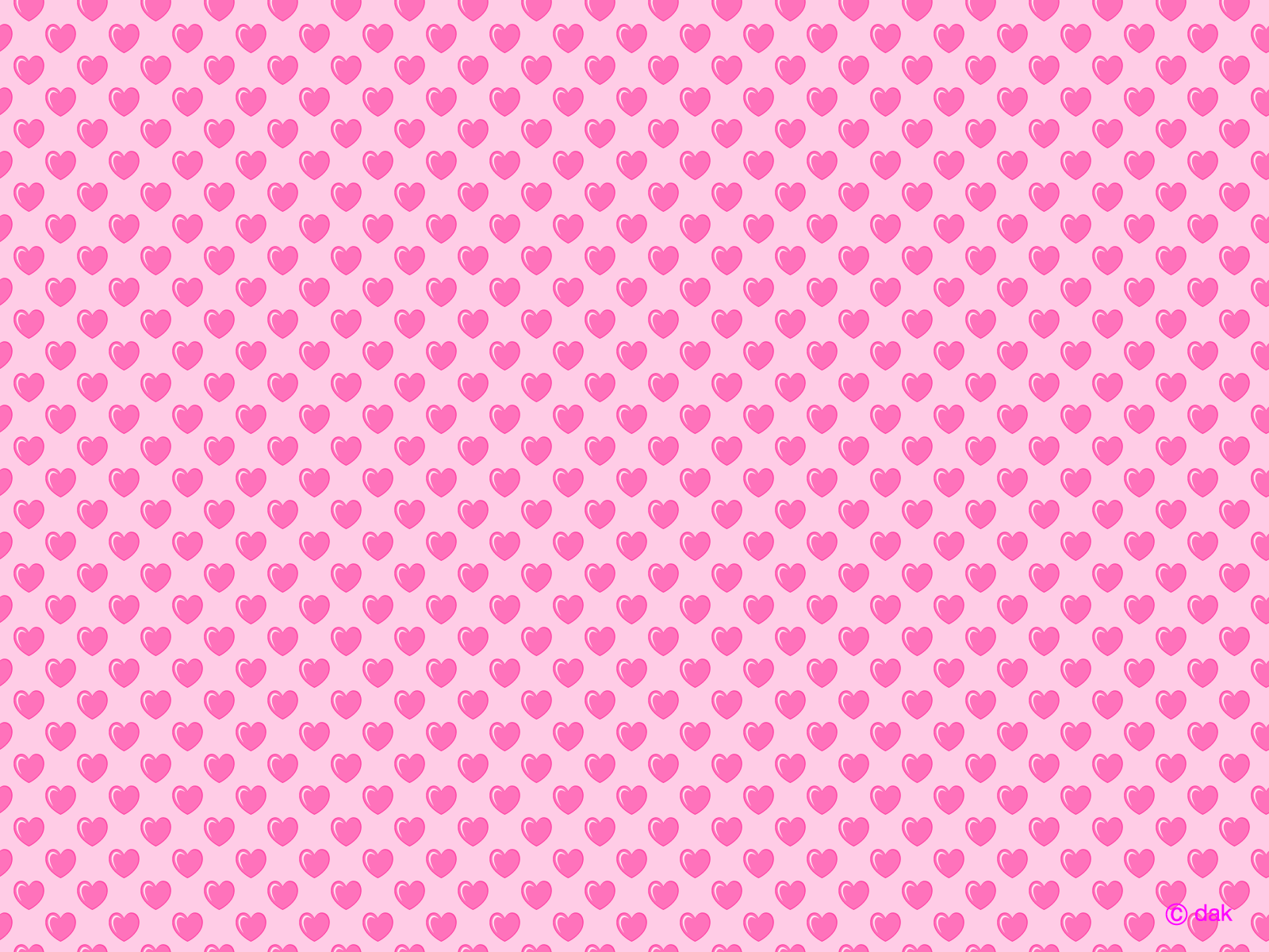 Pink Heart Pattern