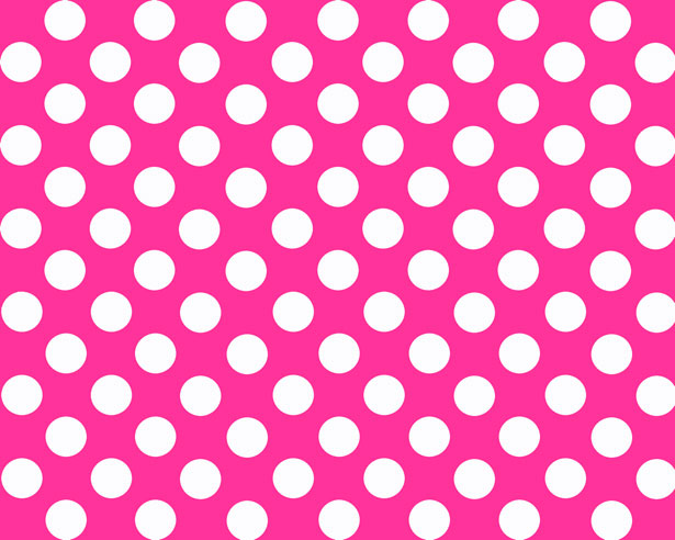 Pink Polka Dot Round image