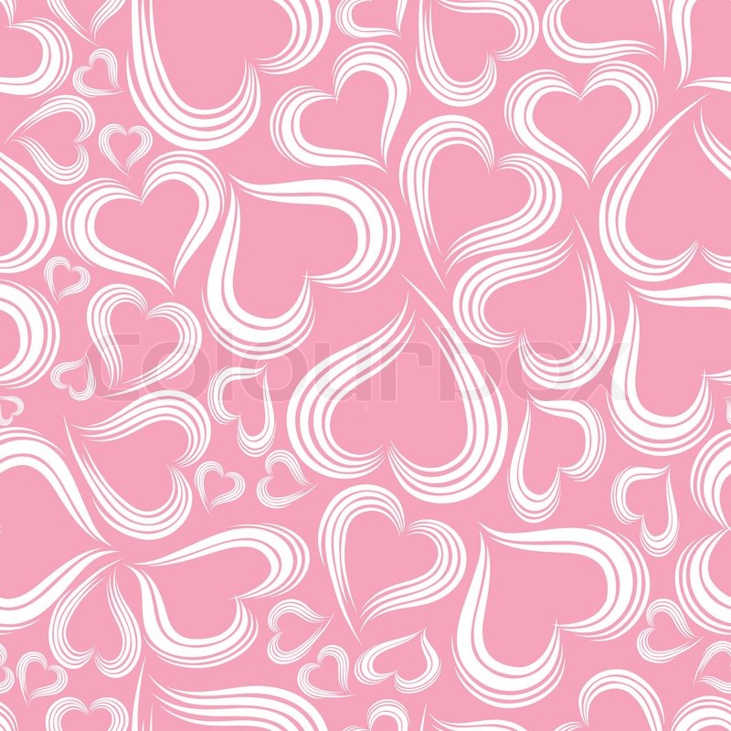 Pink Red Pattern Heart Quality