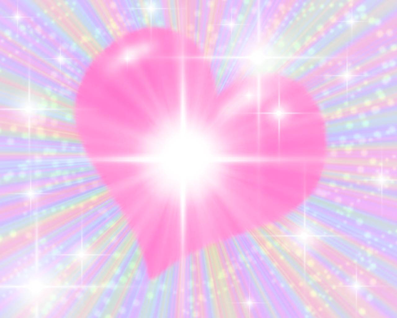 Pink Starburst Heart Image Or Texture  For   Picture