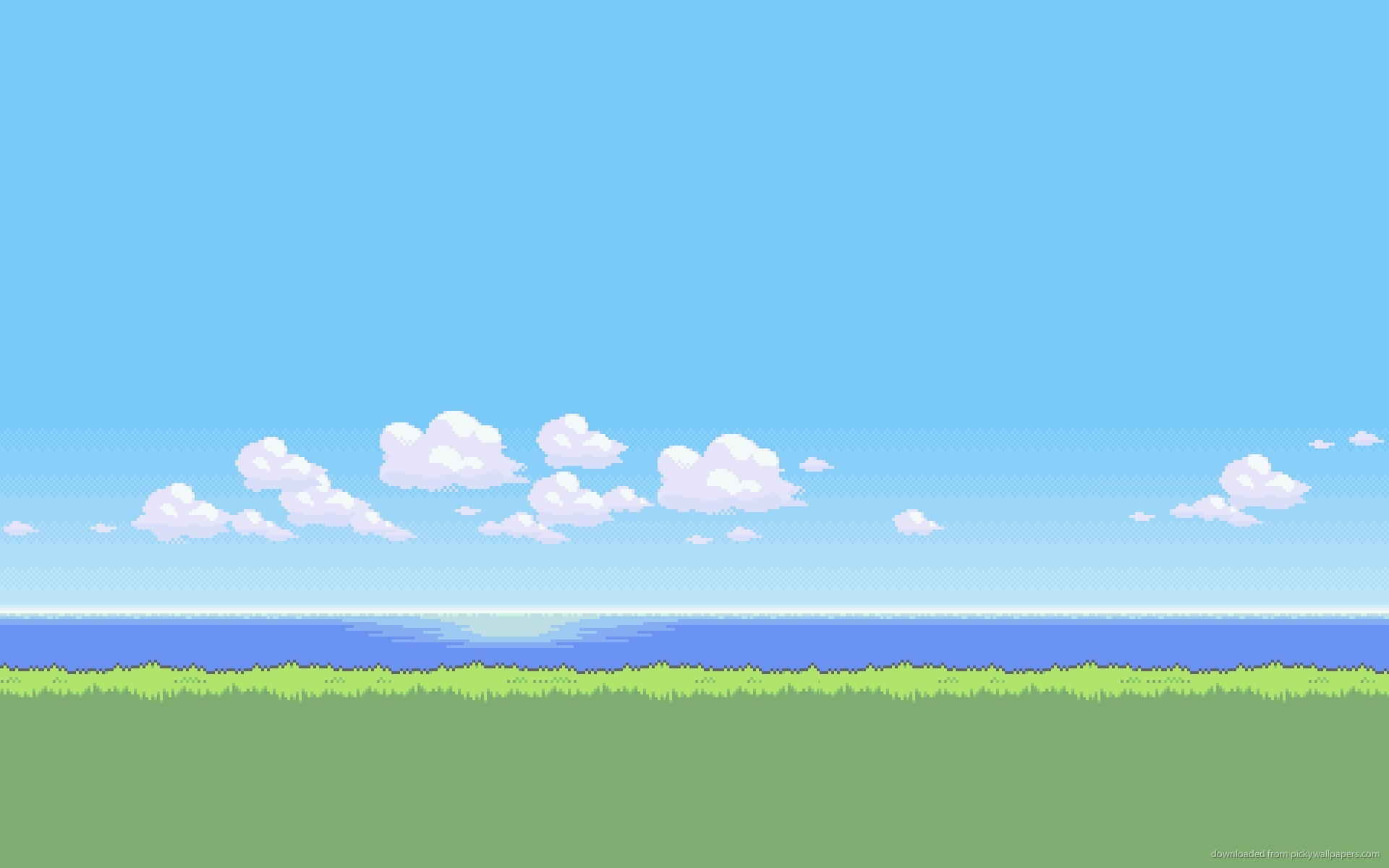 Pixel Landscape Picture