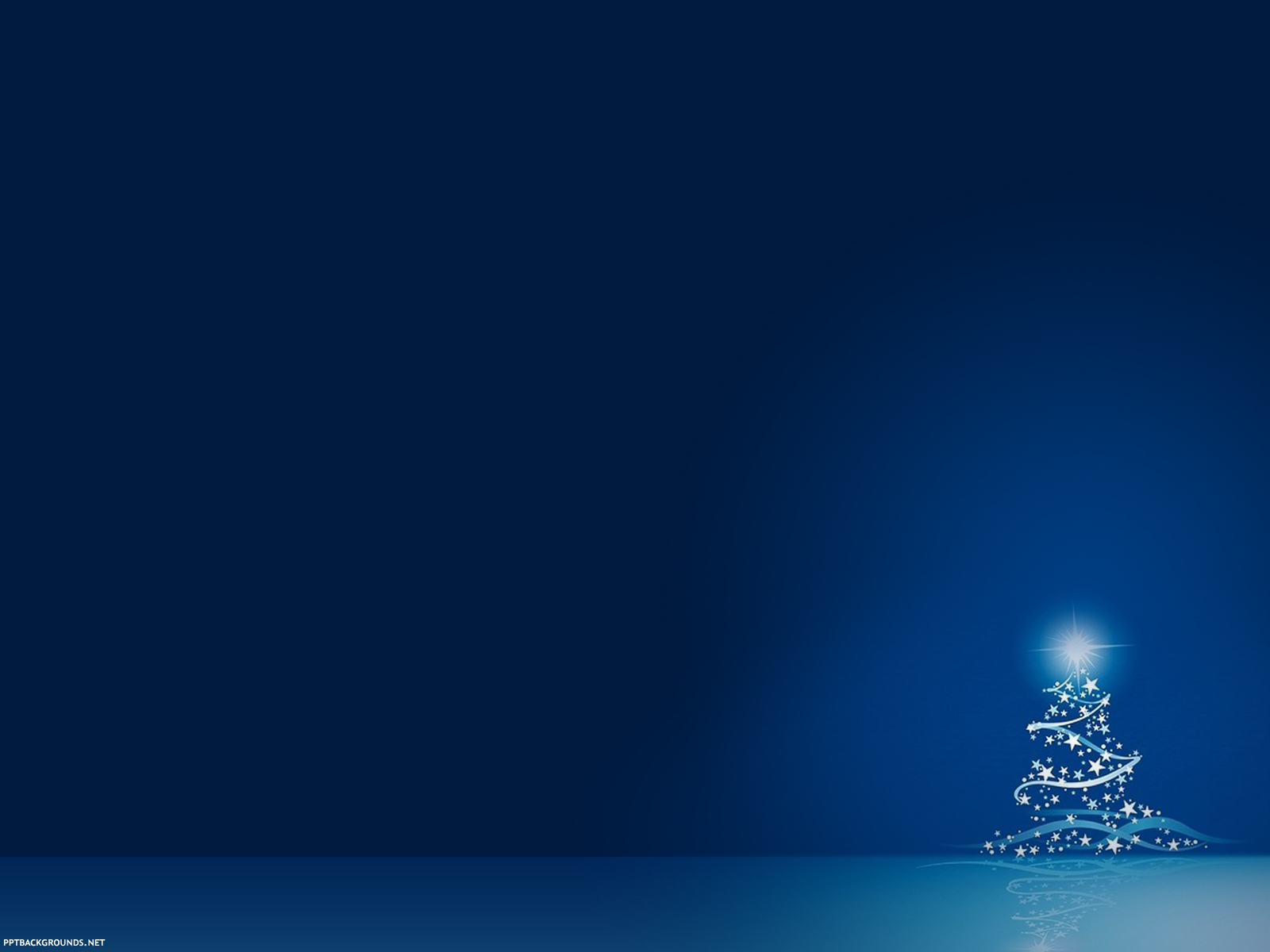 Powerpoint Christmas Blue Borders Picture