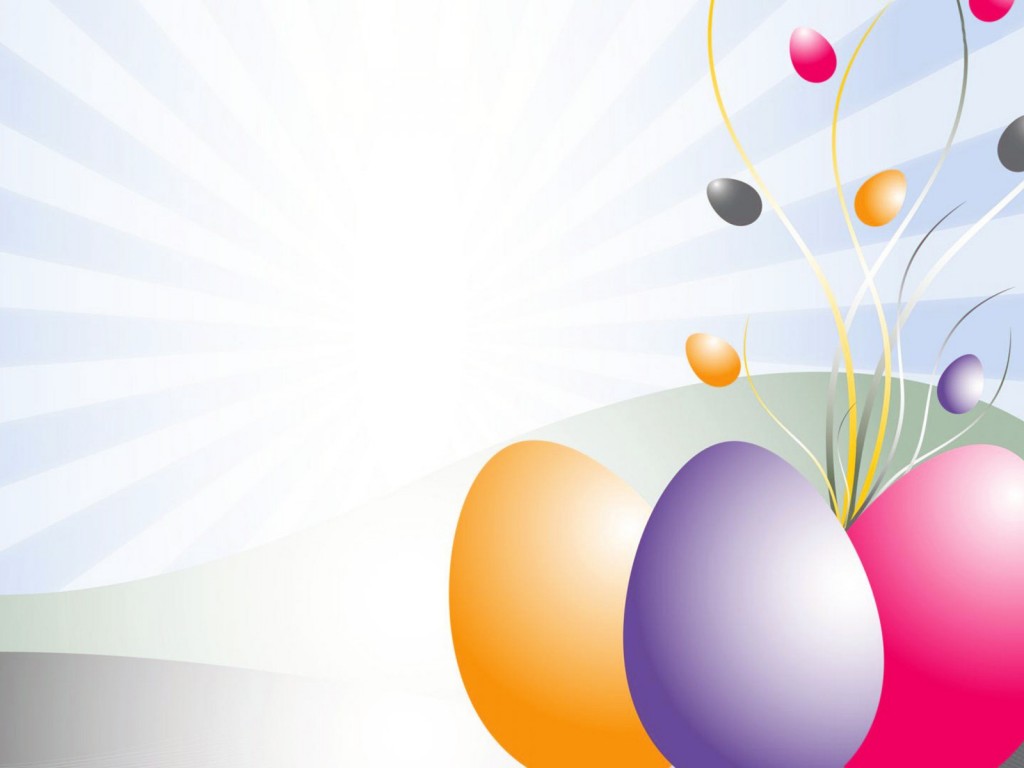 PPT Easter Eggs Clipart  3D Design  PPT Wallpaper