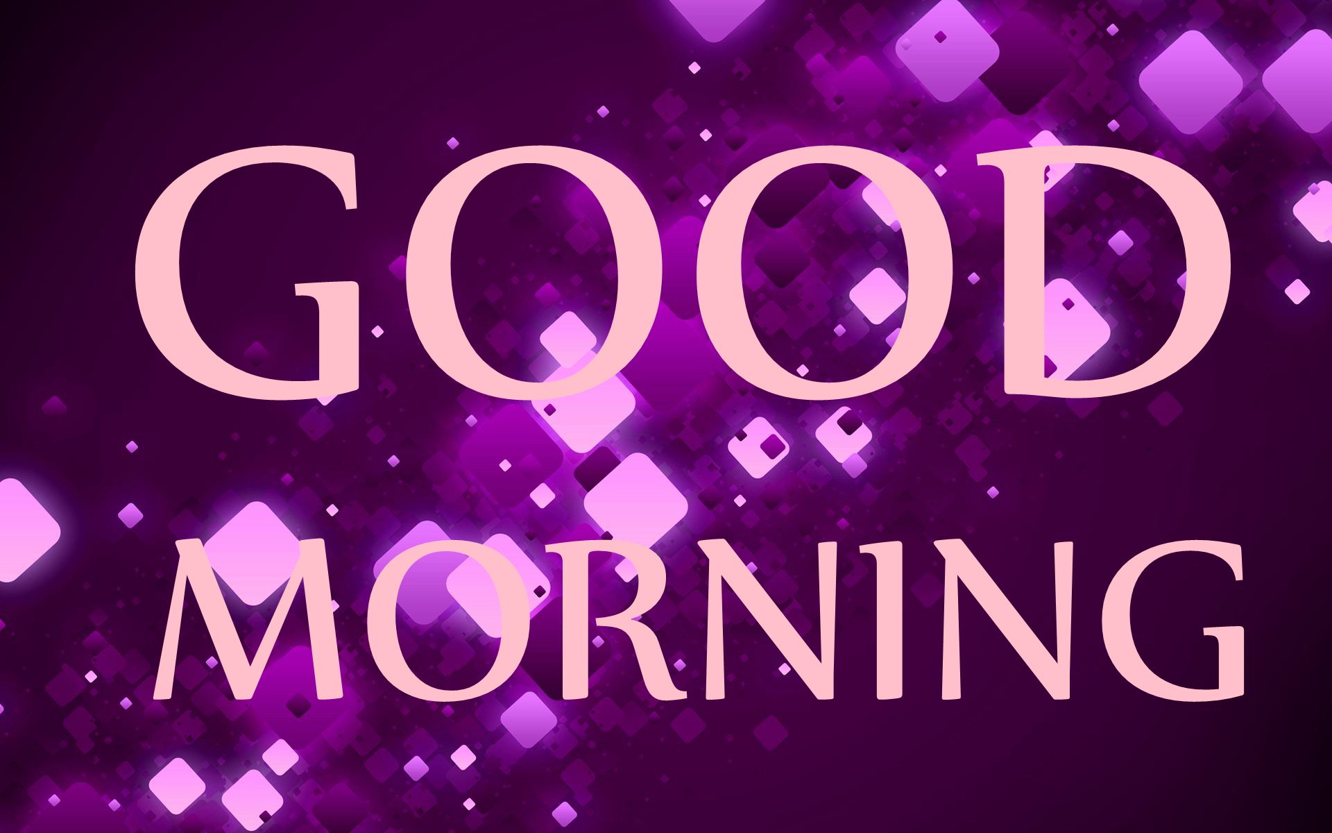 Purple Good Morning Design