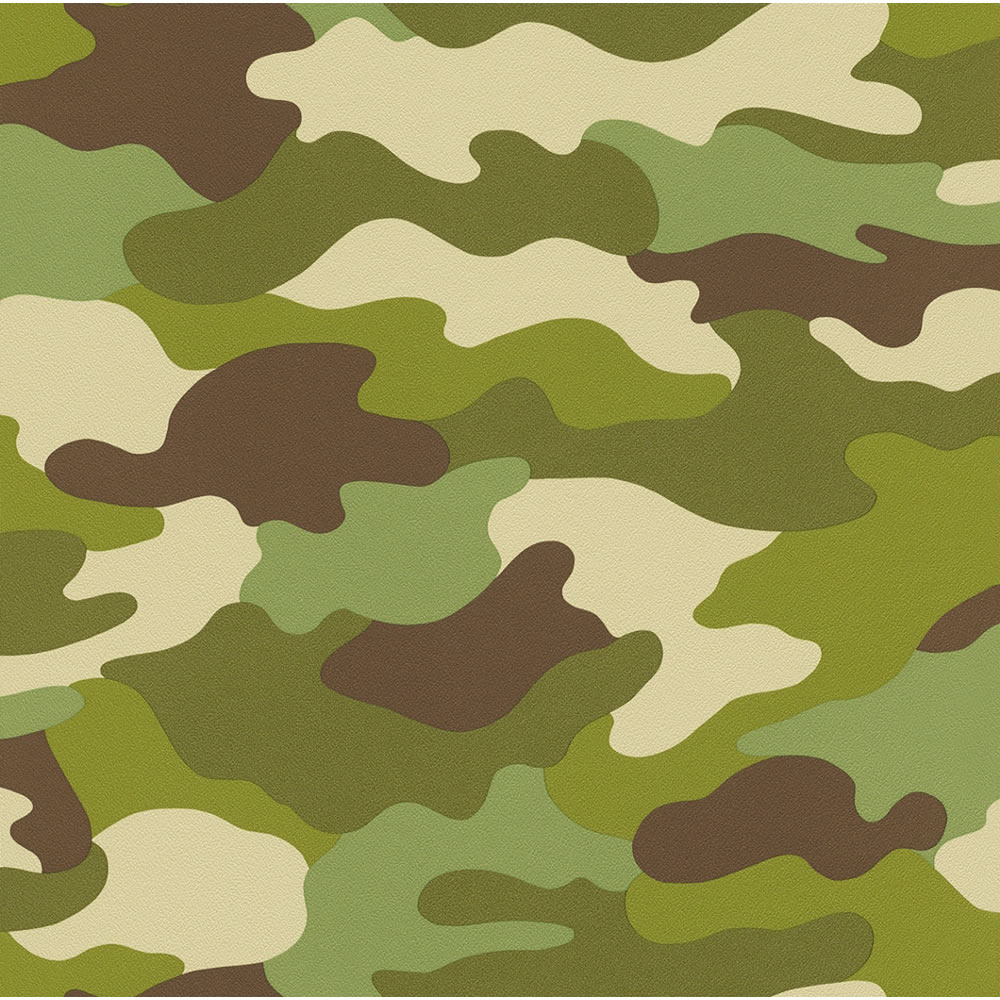 Rasch Camouflage Green 222821 Pictures Photo
