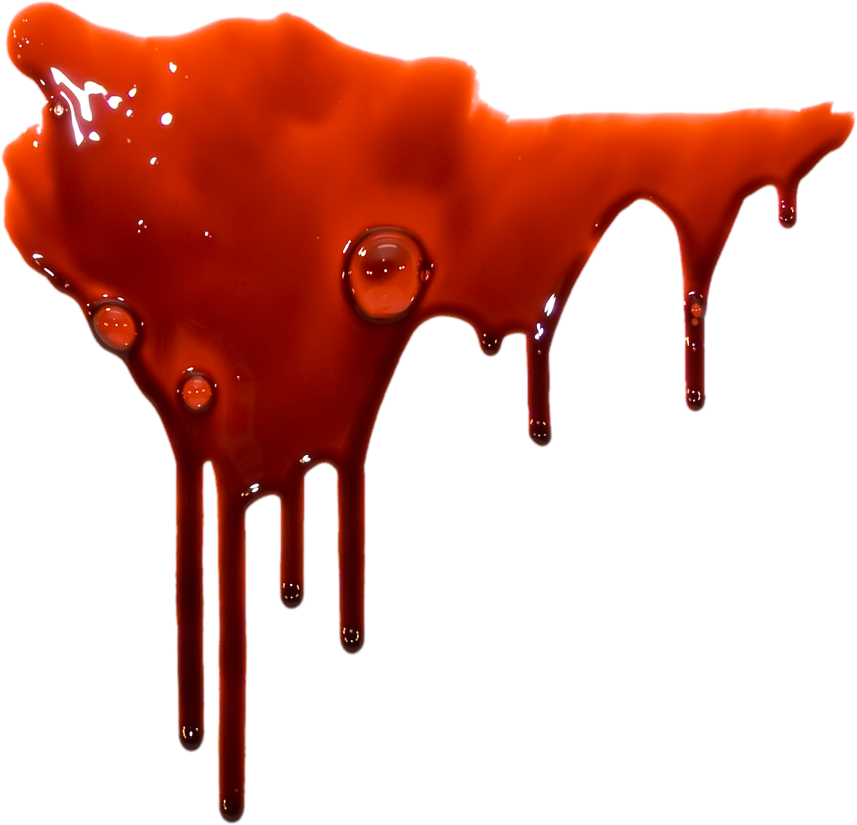 Red Blood Png Splashes Template