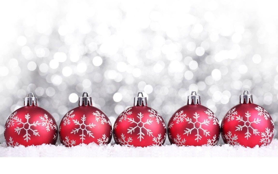 Red Christmas Ornaments Clipart