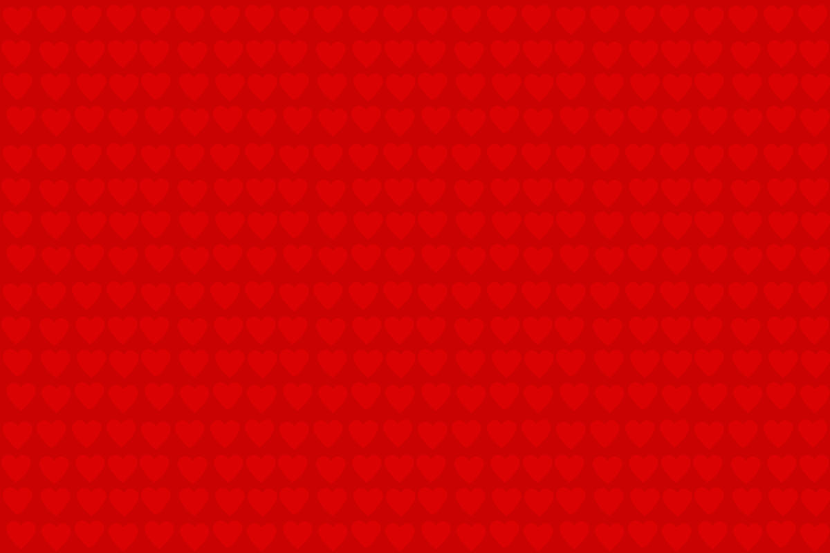 Red Pattern Plain Frame