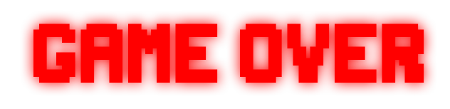 Red Text Game Over Png Transparent Frame