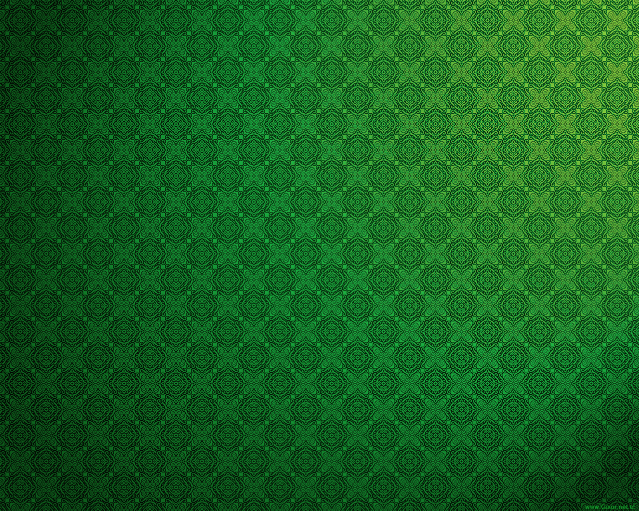 Romantic Green Pattern Design