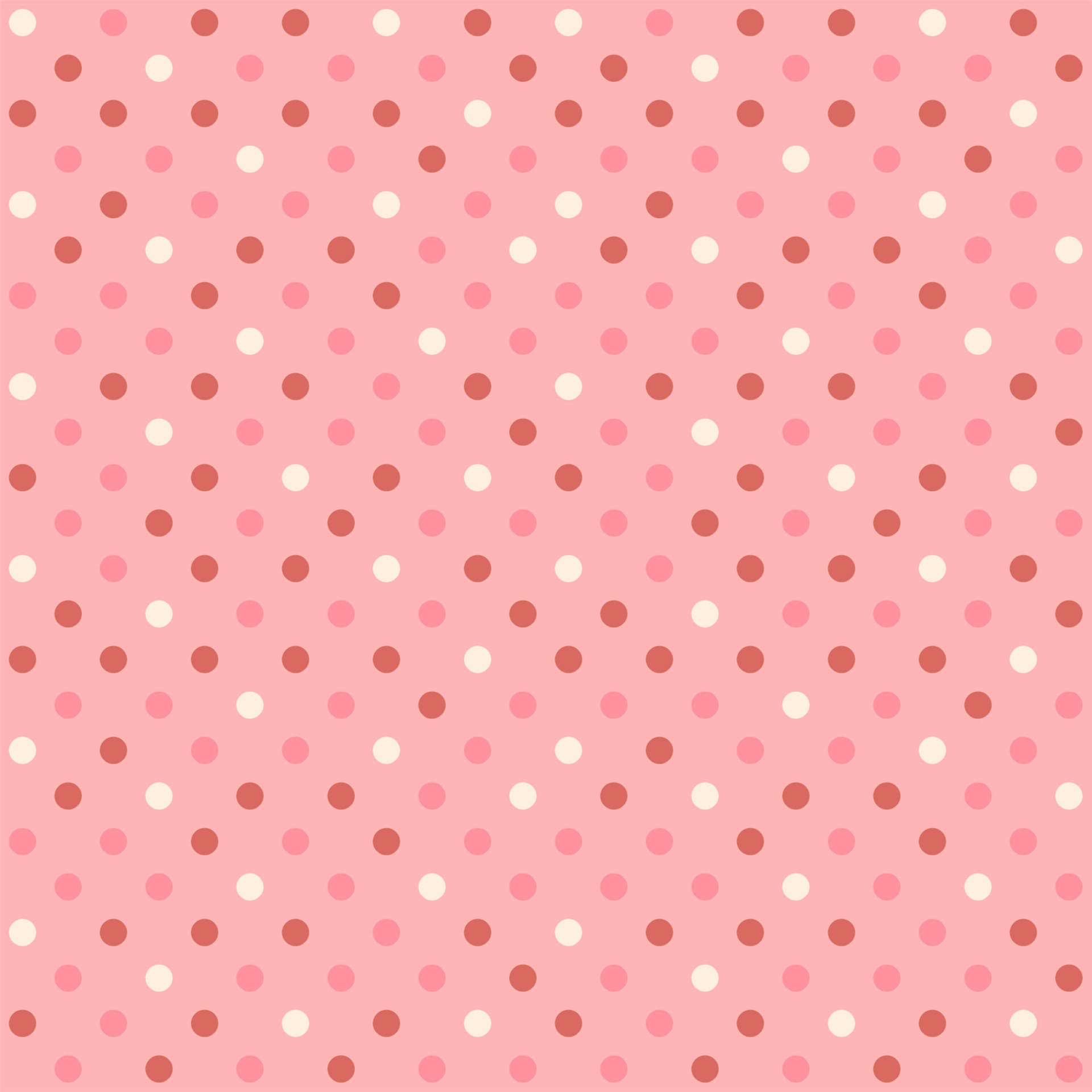 Scrapbook Pink Polka Dots