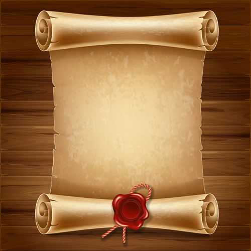 Scroll Template Creative Scroll Paper Wallpaper