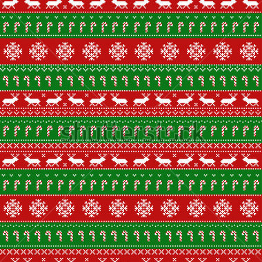 Seamless Pattern With Classic Ugly Sweater Motifs Download