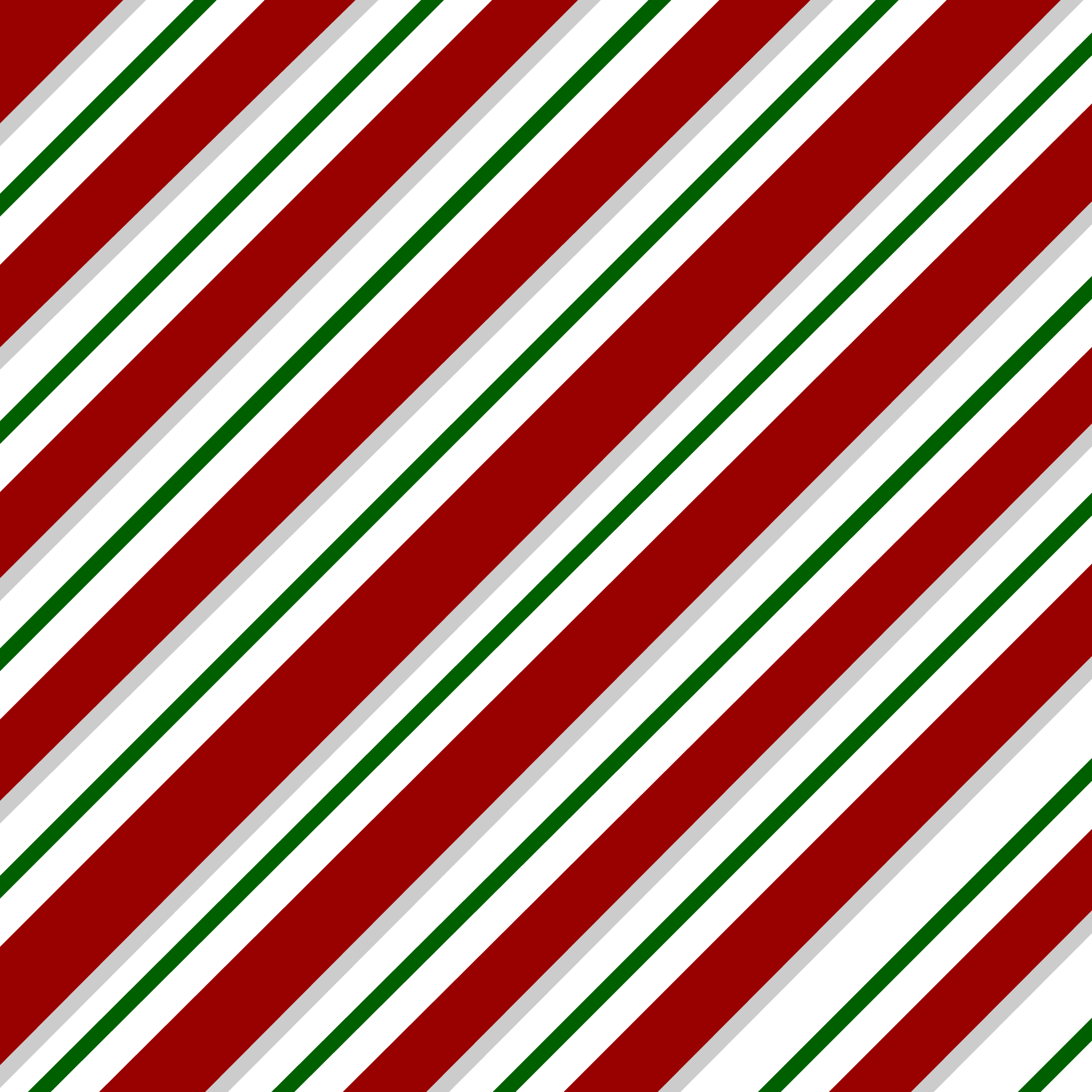 Side Striped Candy Cane Presentation