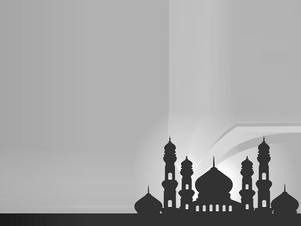 Silhouette of Mosques Islamic