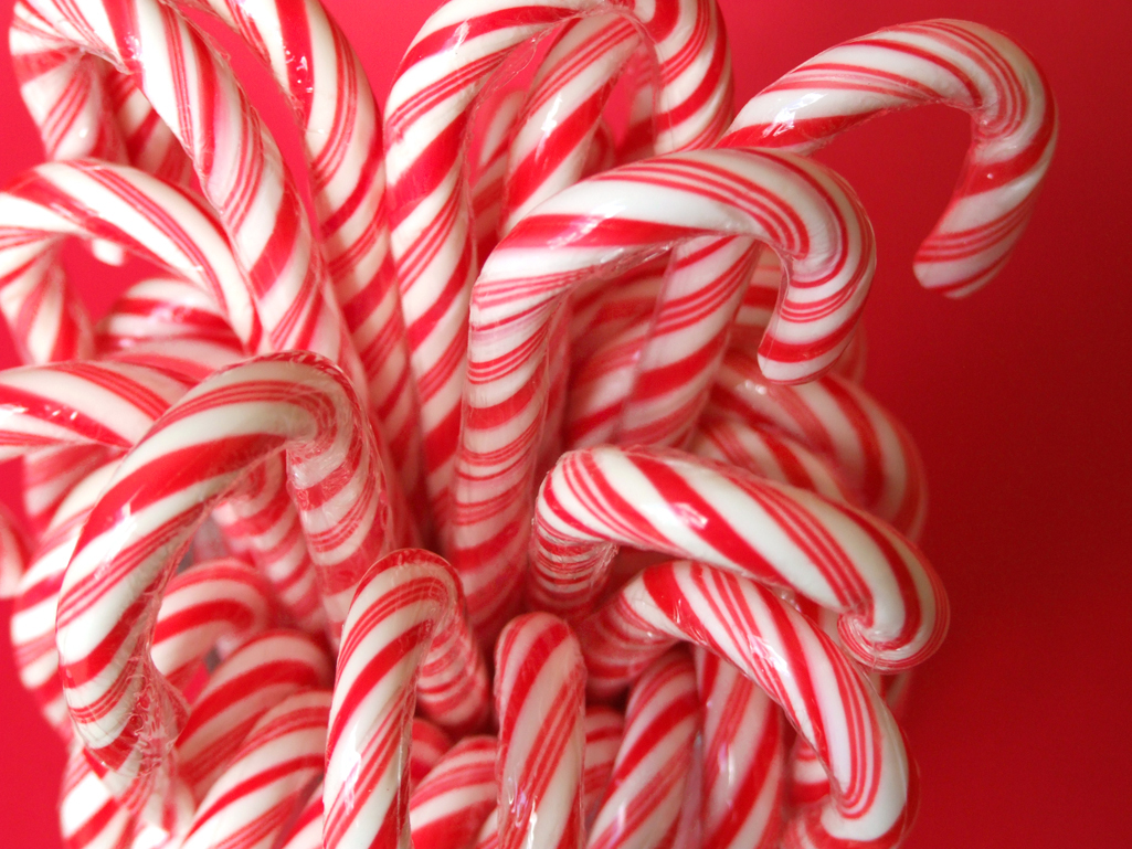 Simple Christmas Candy Cane Design