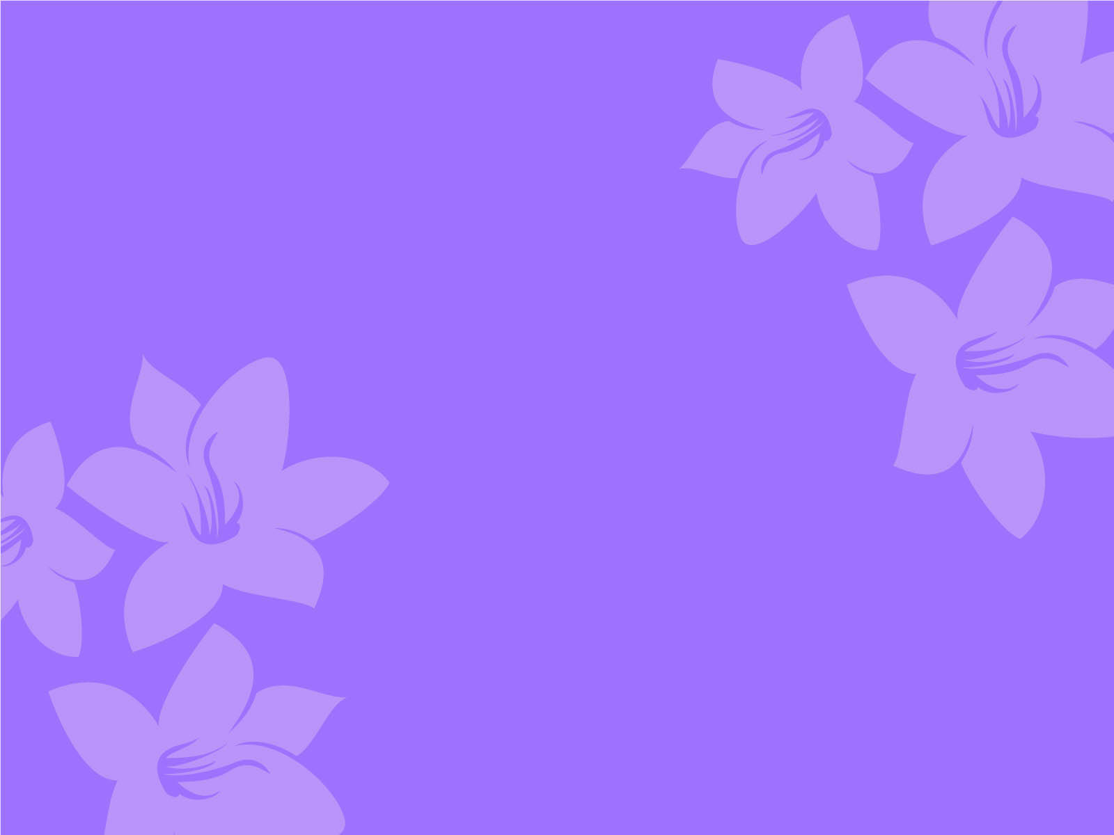 Simple Purple Flower Graphic