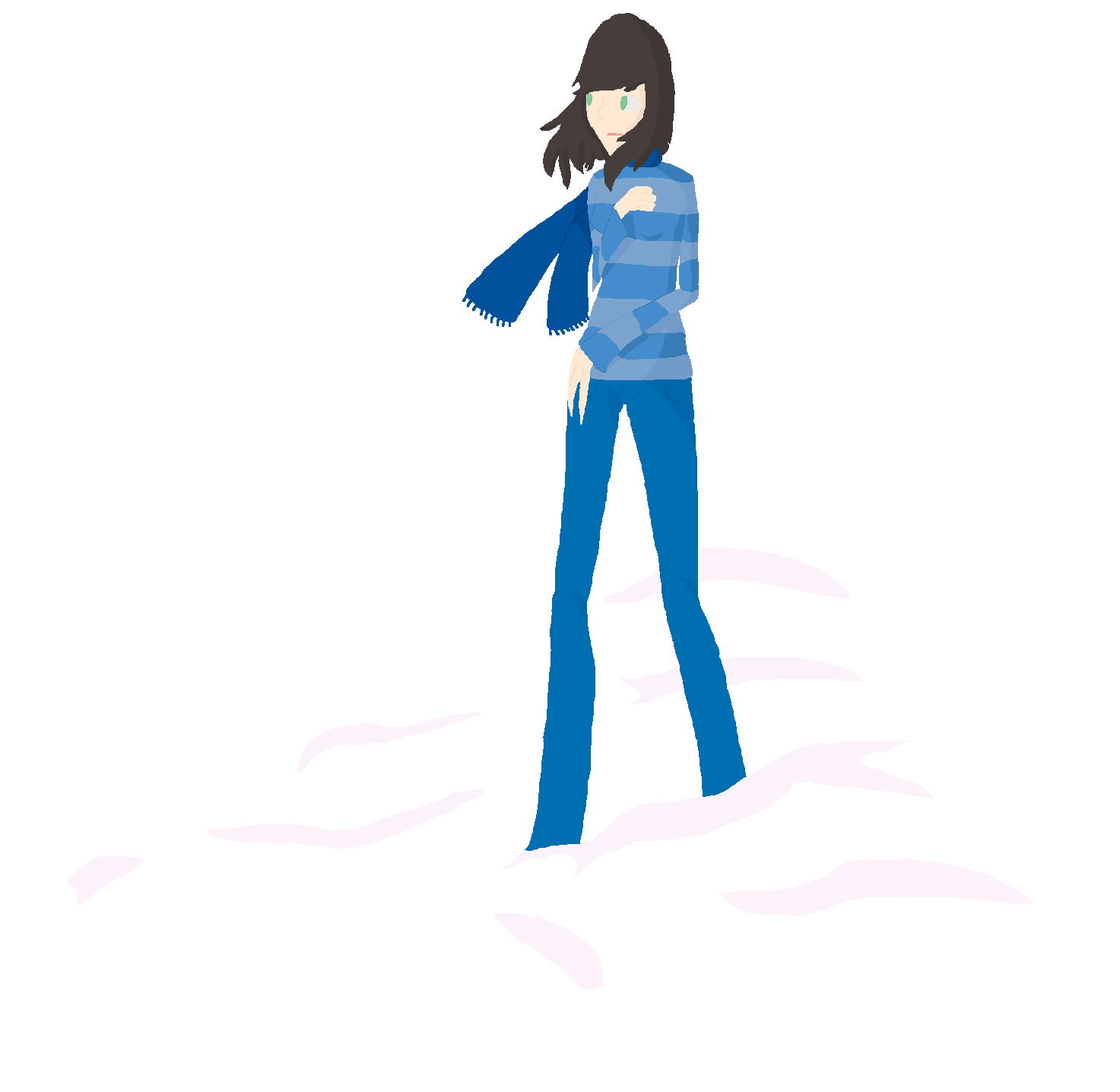 Snow Girl Png Image Design