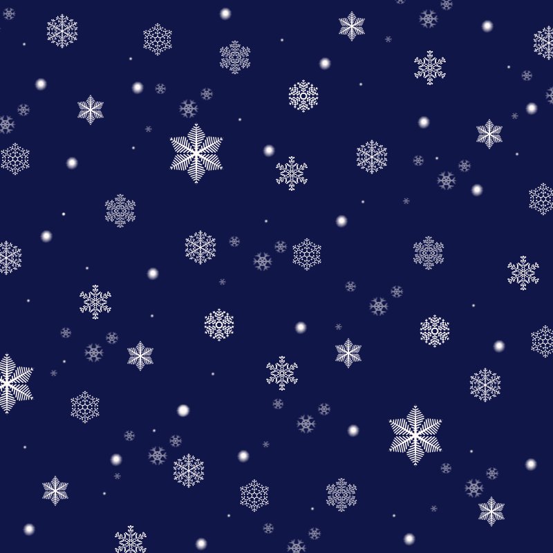 Snowflake Blue Design Quality