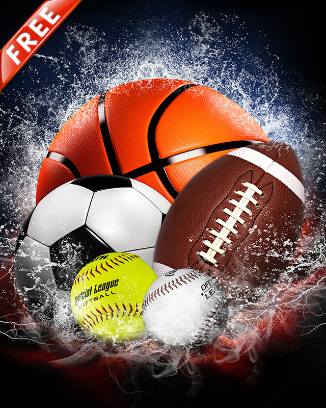 Splash Collection Sports Photo Templates Graphic