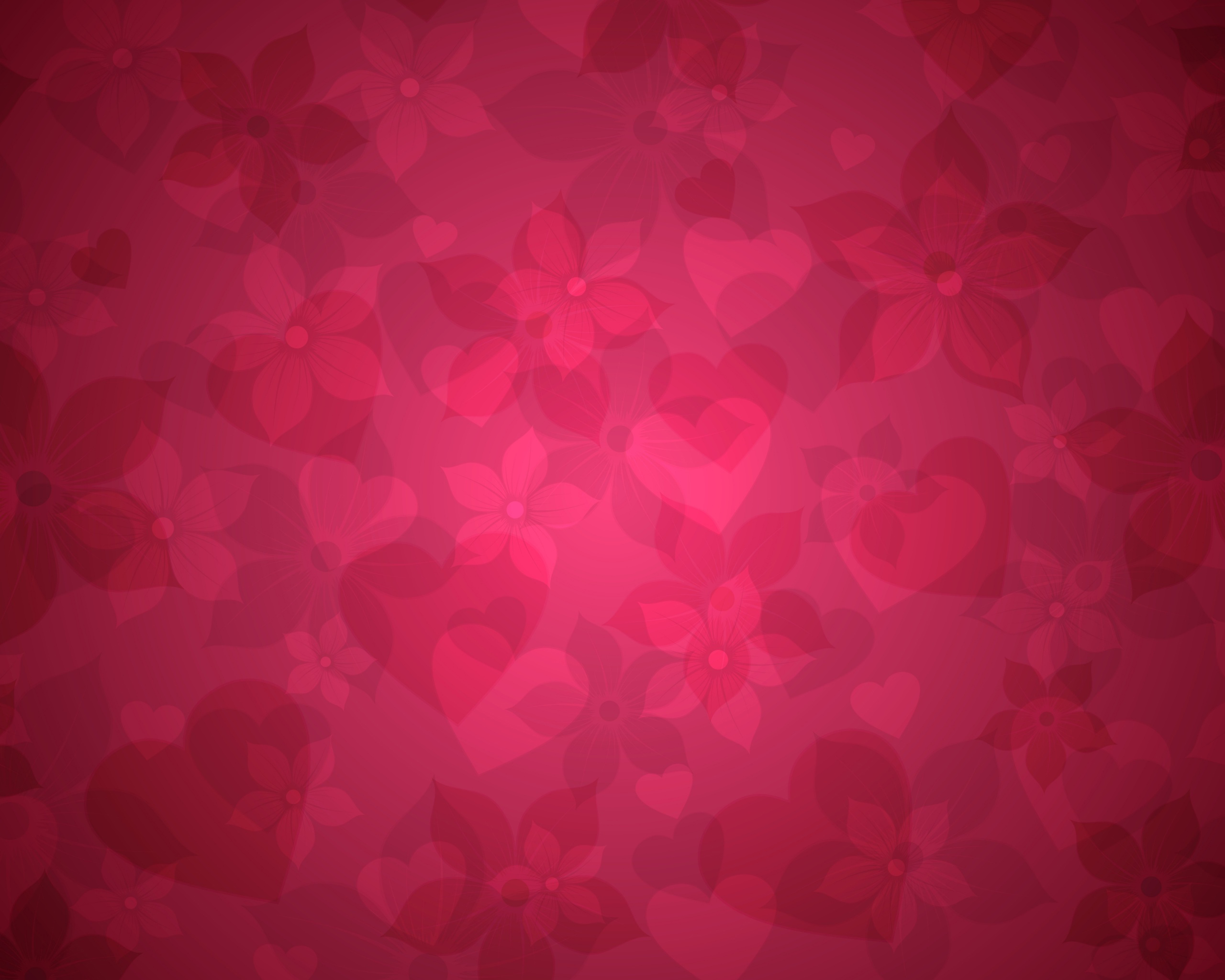 Texture Pink Heart Hearts Flowers Jpg