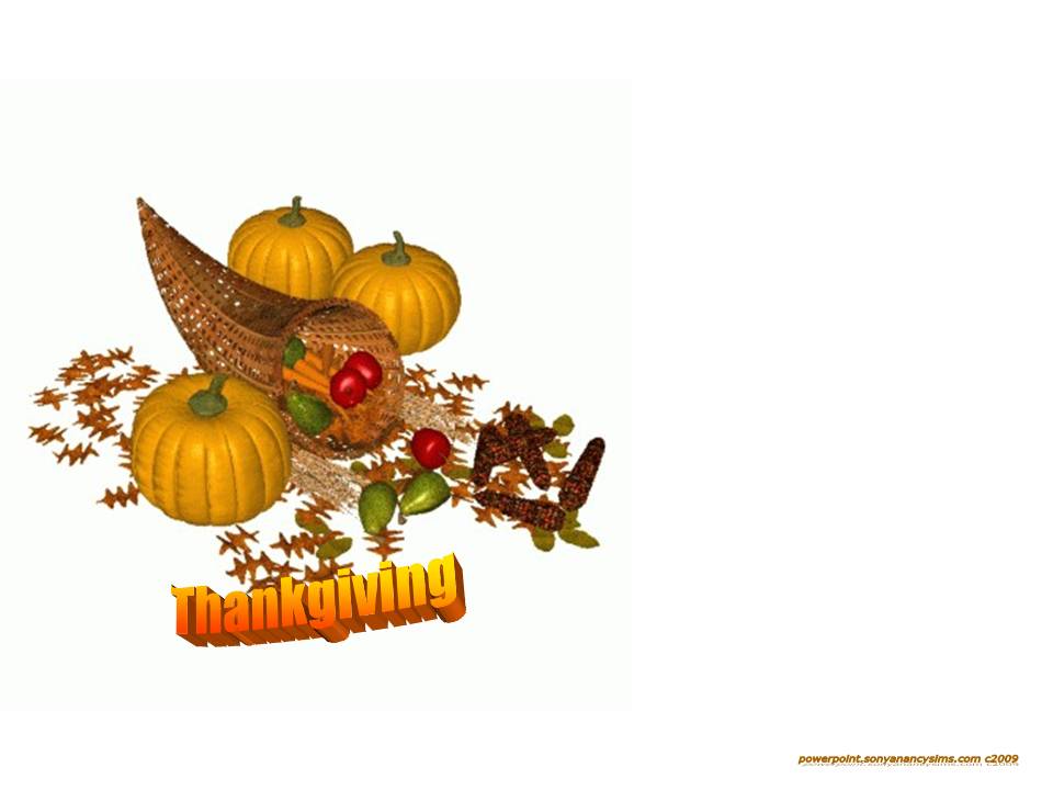 Thanksgiving Presnetation Clipart