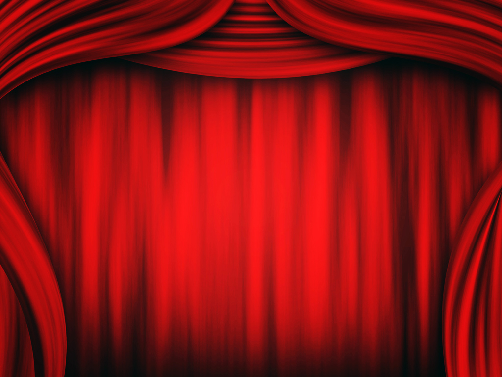 Theater Curtain  PPT Templates Quality