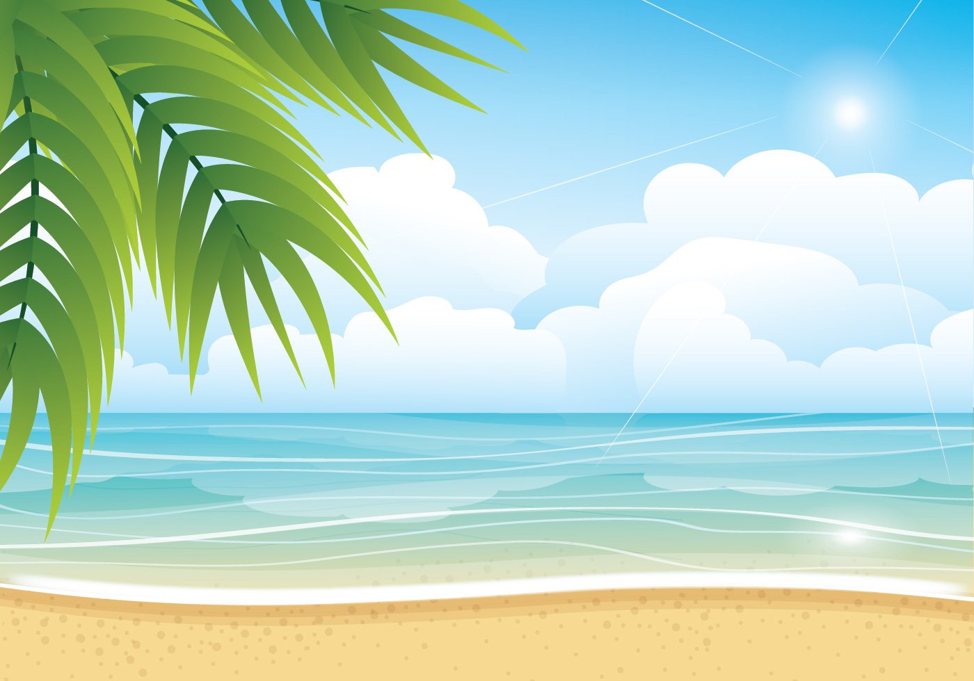 Tropical Summer Beach Art