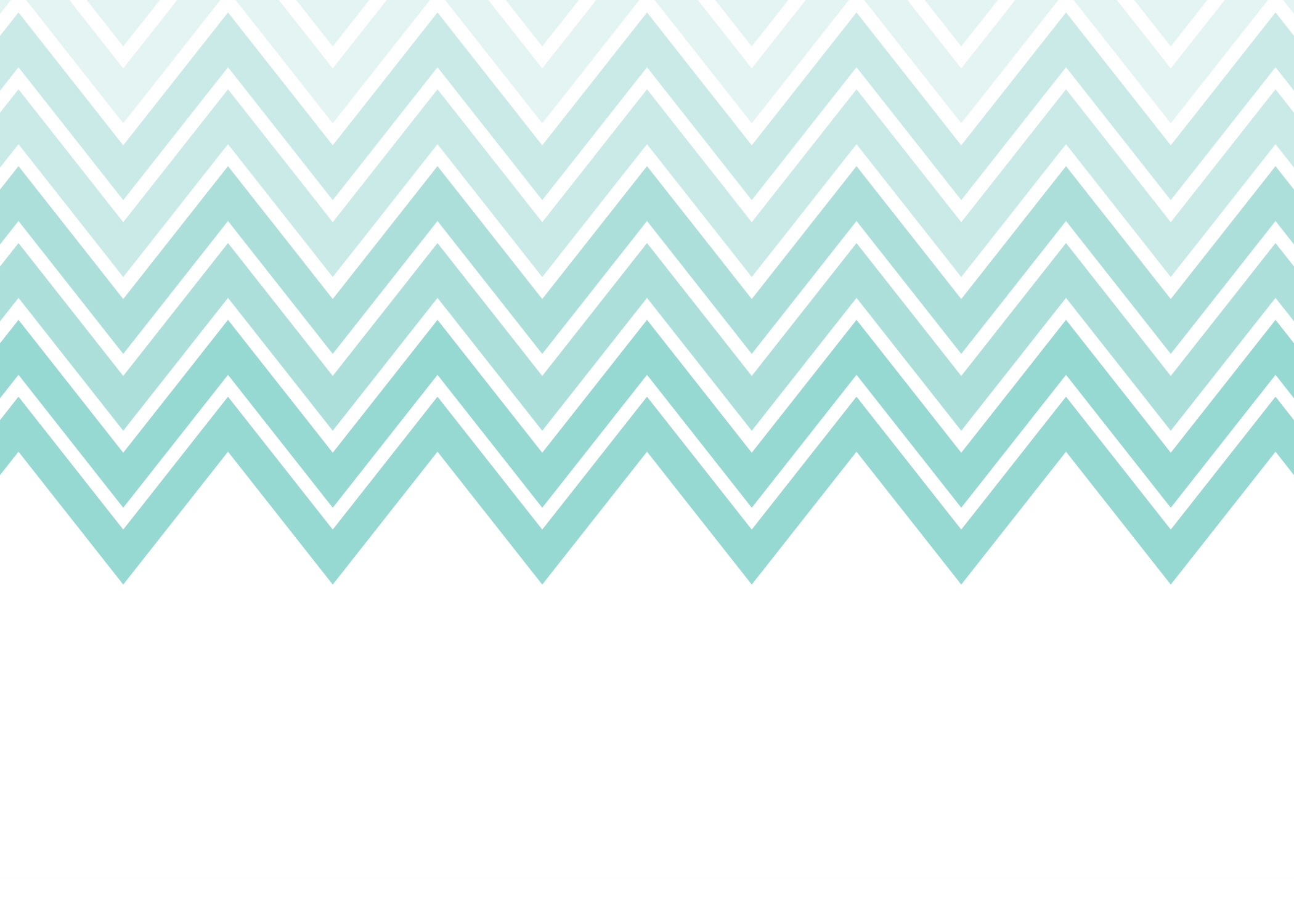 Turquoise Chevron  Graphic