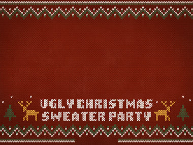 Ugly Christmas Sweater Party Walpaper Images Design