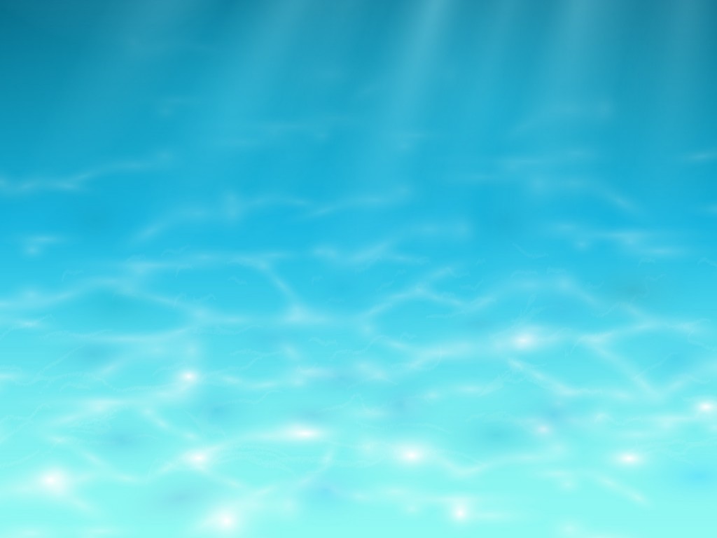 Under Water Blue PPT Template  Blue Colors   Picture