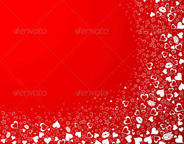 Valentines Day With Hearts Element For Design Vector   Graphic