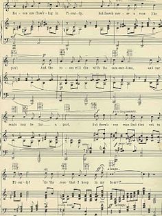 Vintage Sheet Music Of Vintage Sheet Music Graphic