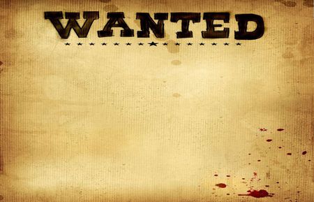 Wanted Poster Abstract Clipart
