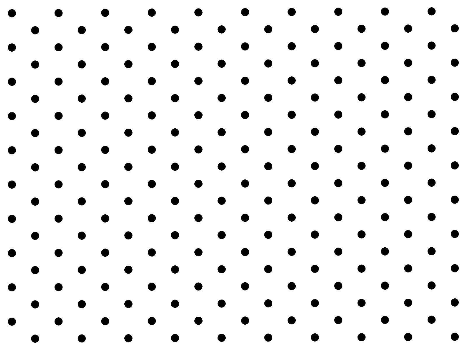 White and Black Polka Dots Frame