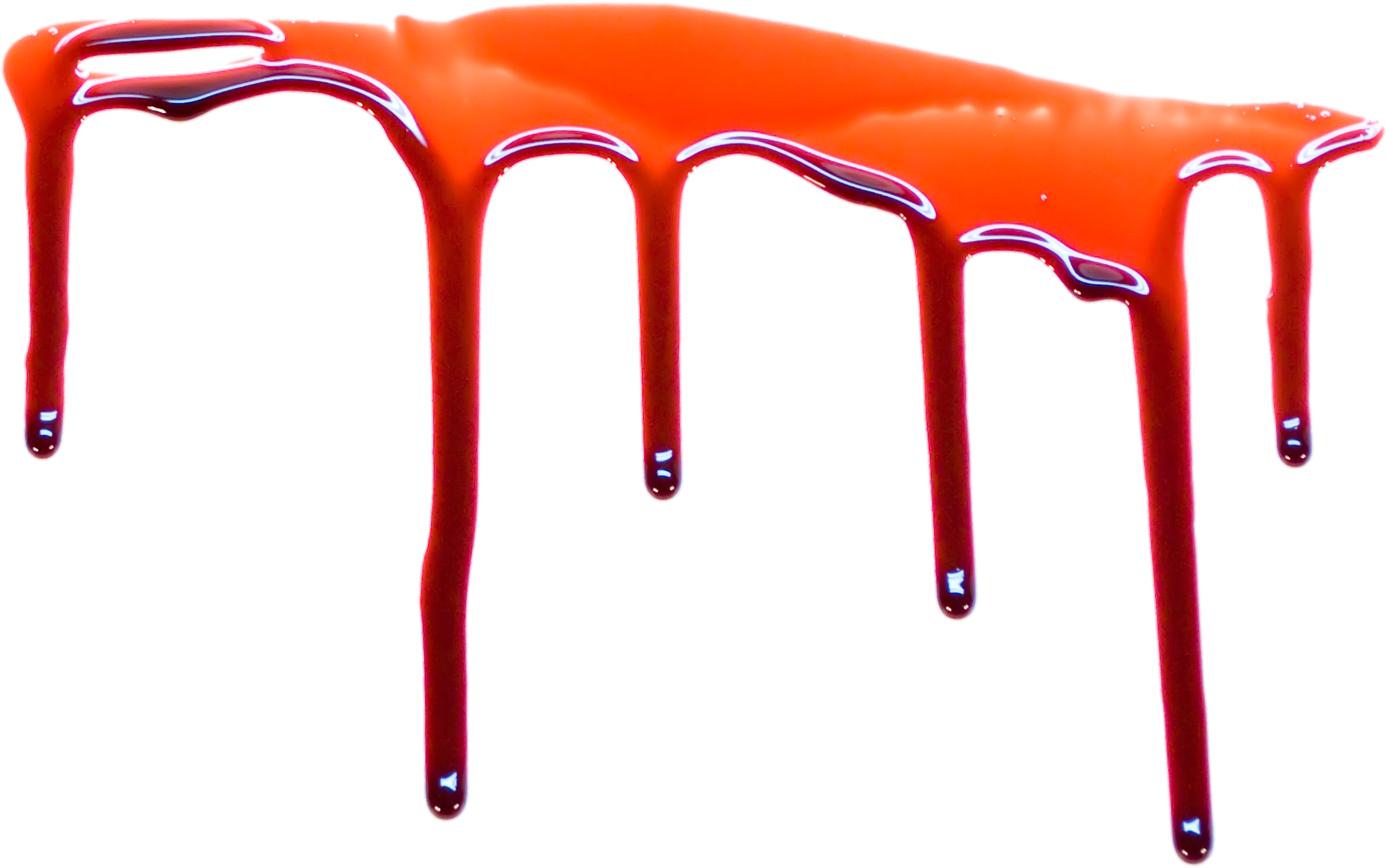 White and Blood Png Splashes Template