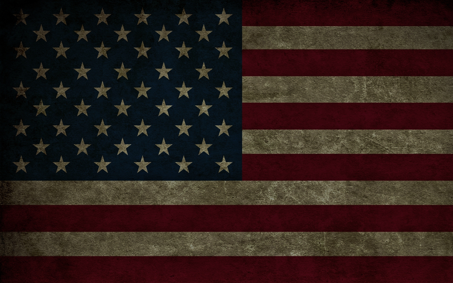 Widescreen American Flag image