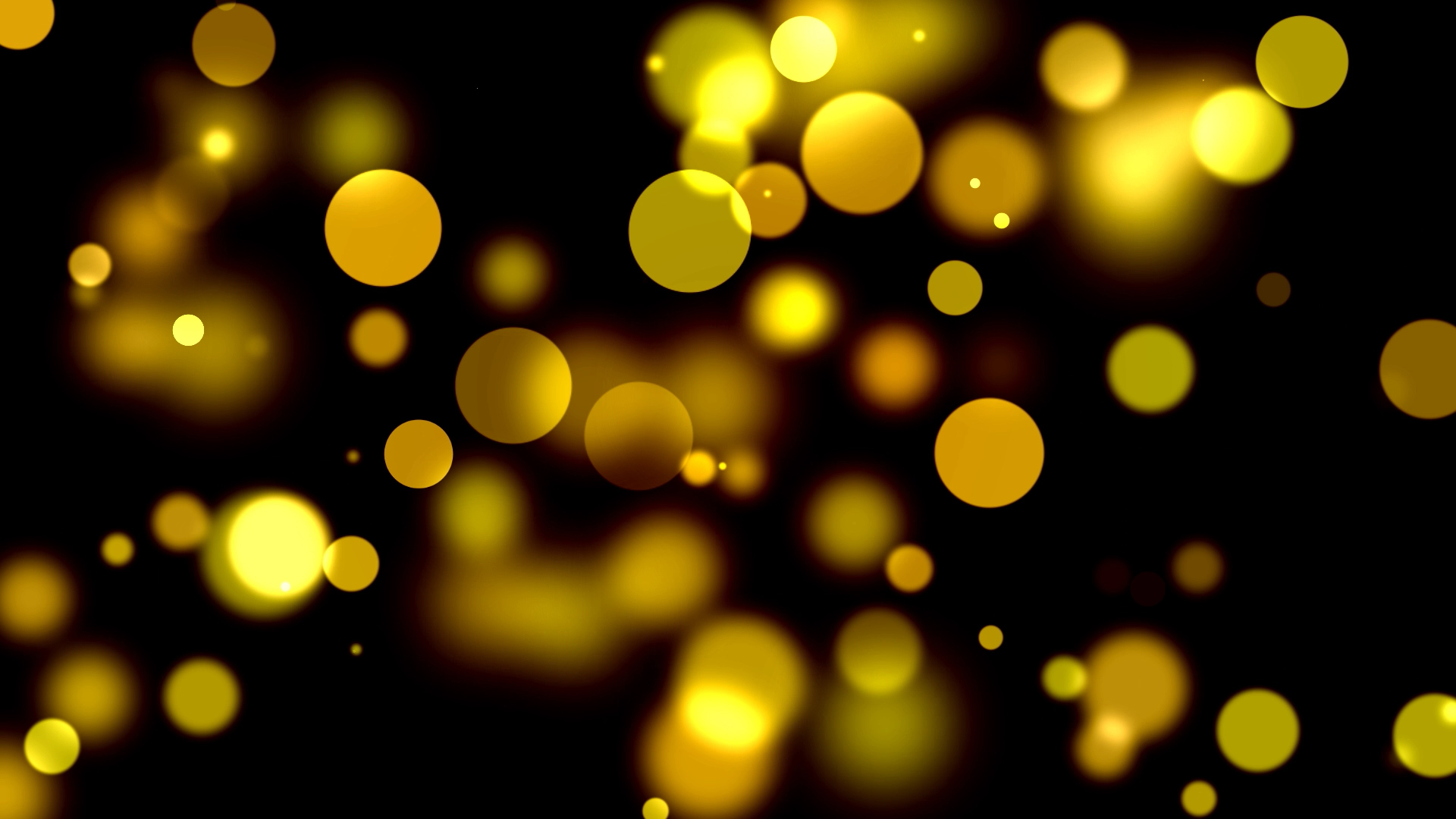 Yellow Bokeh Template PPT Backgrounds