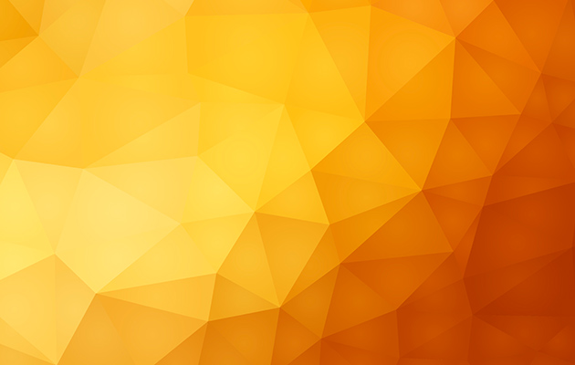 Yellow Geometric Low Poly Graphic
