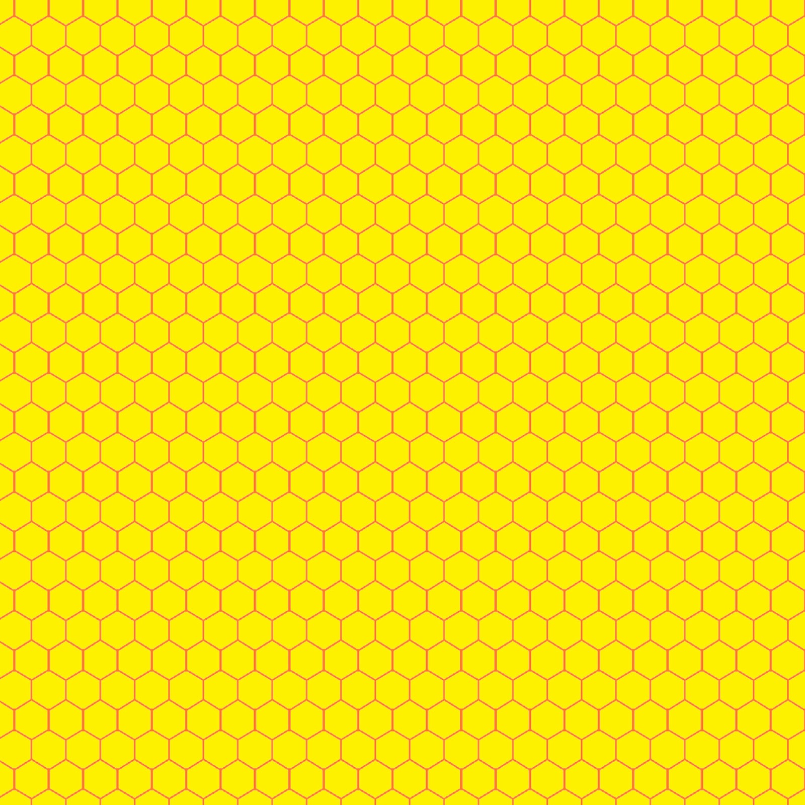 Yellow Honeycomb Pattern image