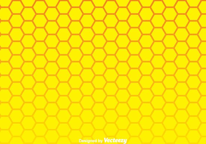 Yellow Honeycomb Wallpaper